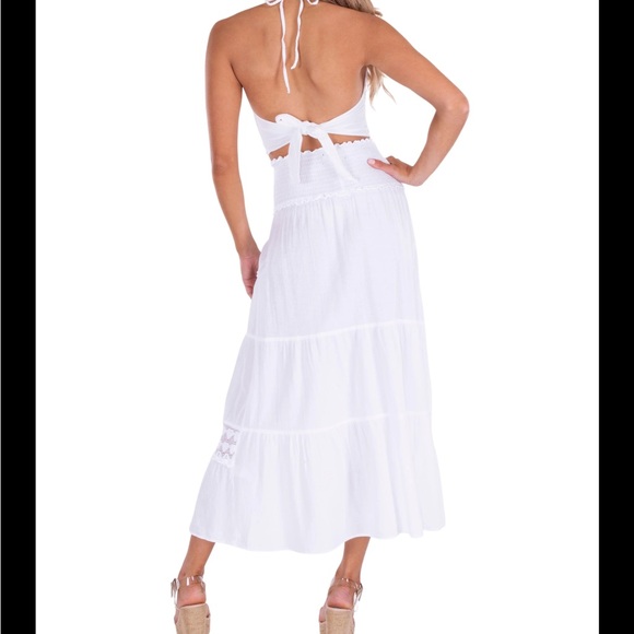 White Peruvian, cotton, long skirt - Picture 3 of 3